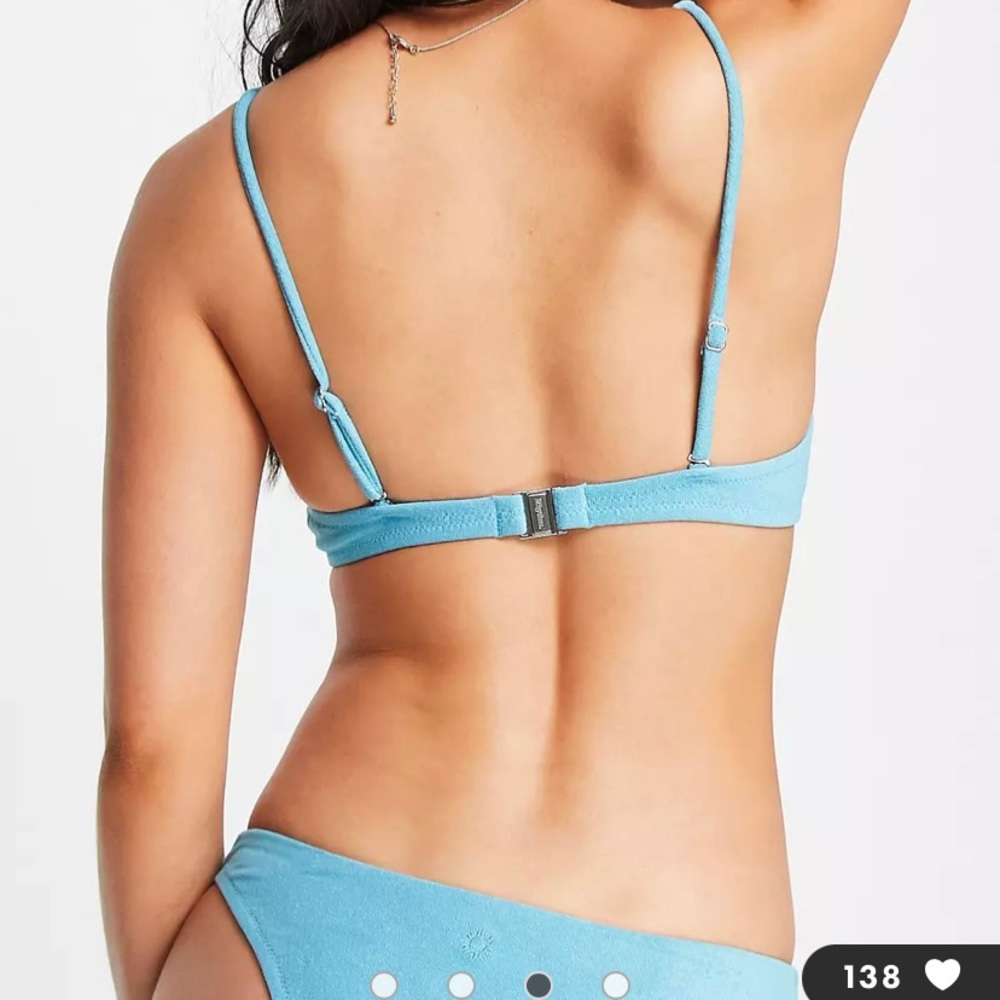 Brand new bikini top with tags.